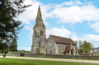 St Mark's Church, Englefield, exterior views