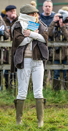 Former Spice Girl, Geri Halliwell Horner at Point to Point races in Worcestershire.