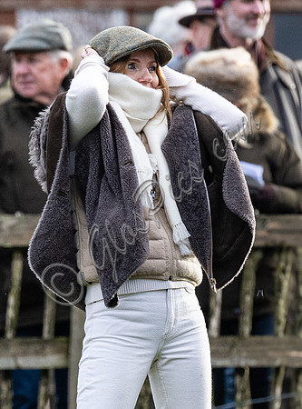 Former Spice Girl, Geri Halliwell Horner at Point to Point races in Worcestershire.