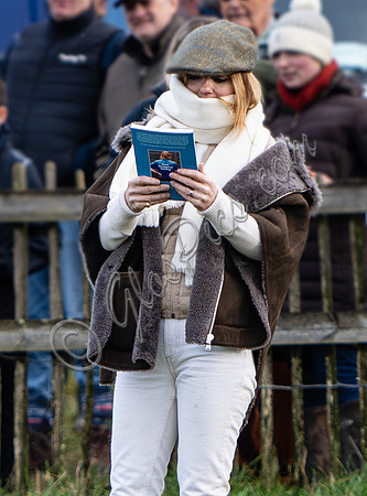 Former Spice Girl, Geri Halliwell Horner at Point to Point races in Worcestershire.