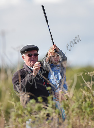 Mia Tindall waving riding crop