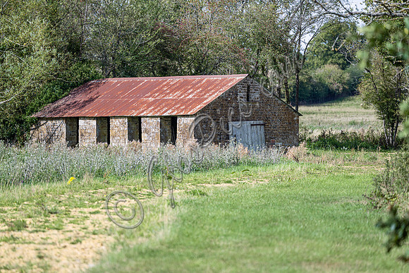 site, lake and barn