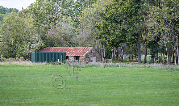 site, lake and barn