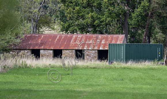 site, lake and barn