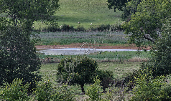 site, lake and barn