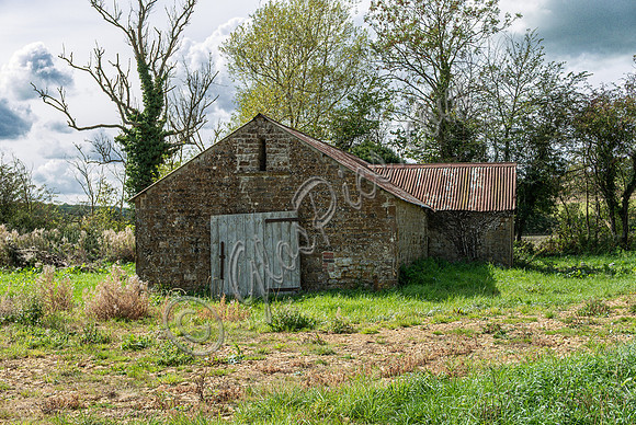 site, lake and barn