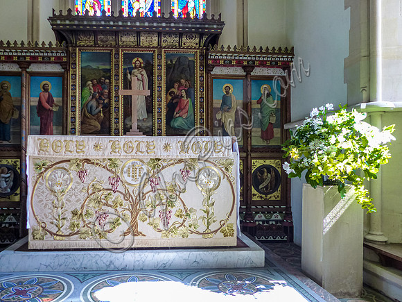 St Marks Church, Englefiels - interior views