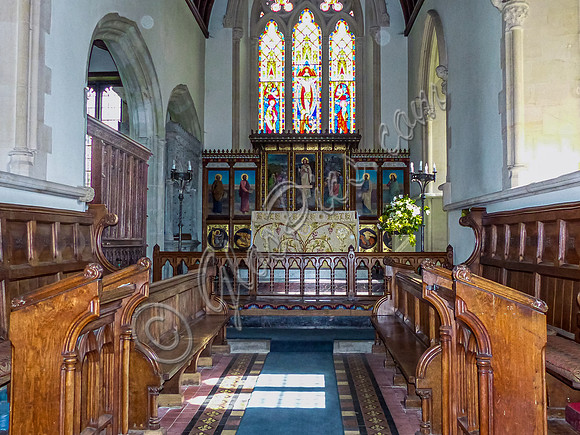St Marks Church, Englefiels - interior views