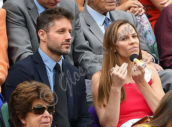 Hilary Swank and Philip Schneider
