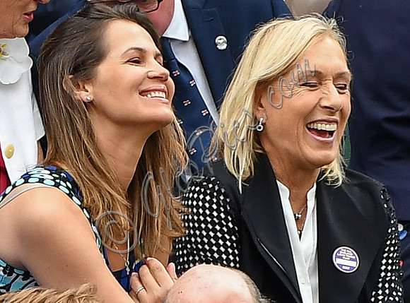 Martina Navratilova and wife Julia Lemigova