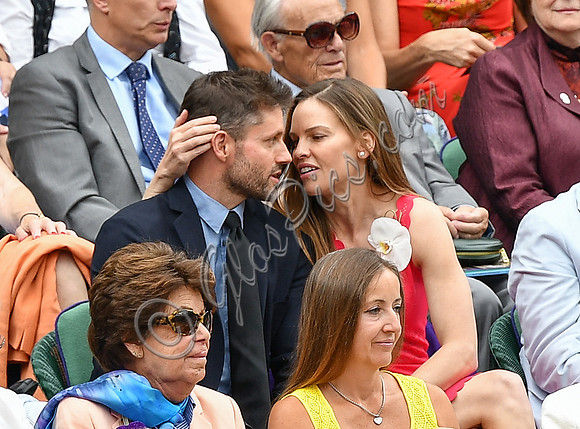 Hilary Swank and Philip Schneider