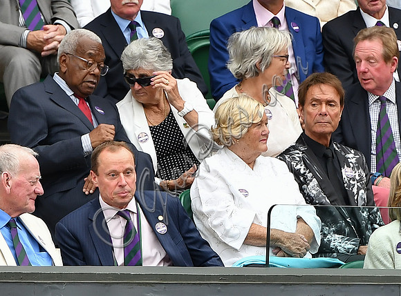 Sir Trevor McDonald and Sir Cliff Richard