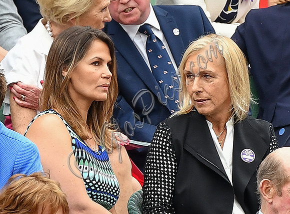 Martina Navratilova and wife Julia Lemigova