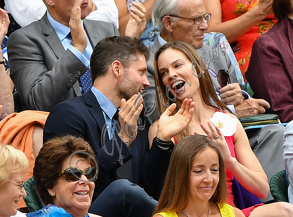 Hilary Swank and Philip Schneider