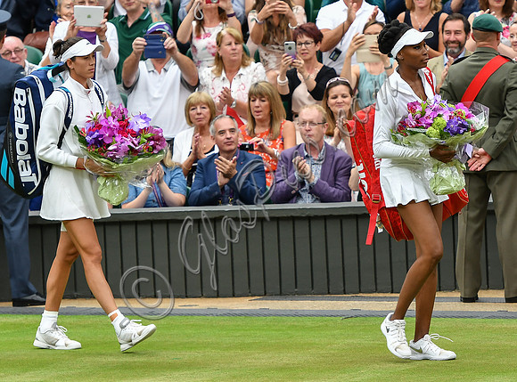Venus Williams and Garbine Muguruza