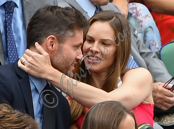 Hilary Swank and Philip Schneider