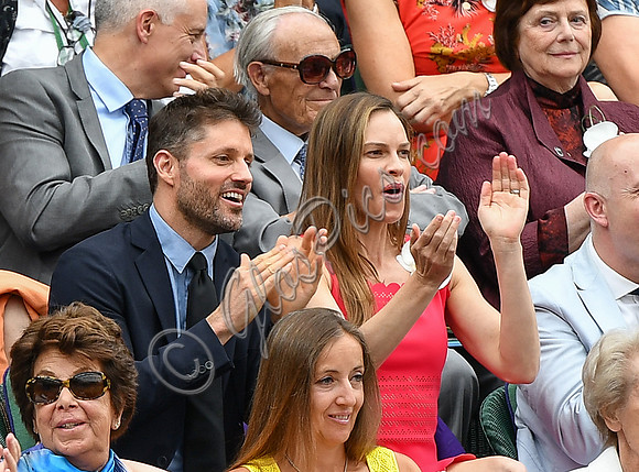 Hilary Swank and Philip Schneider