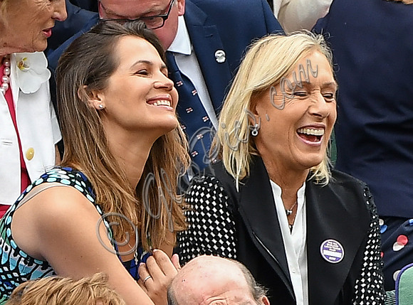 Martina Navratilova and wife Julia Lemigova