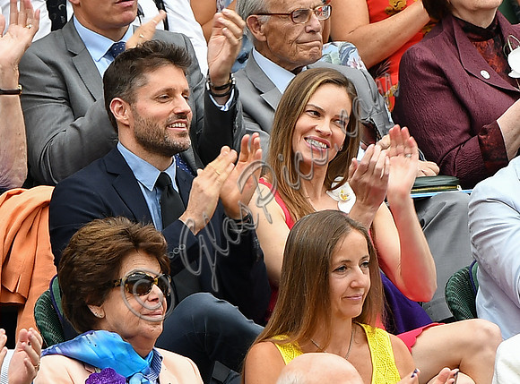 Hilary Swank and Philip Schneider