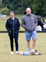 Mike and Zara Tindall with son, Lucas