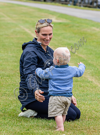 Zara Tindall with son, Lucas