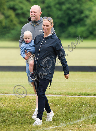 Mike and Zara Tindall with son, Lucas