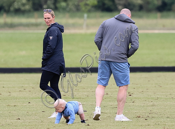 Mike and Zara Tindall with son, Lucas