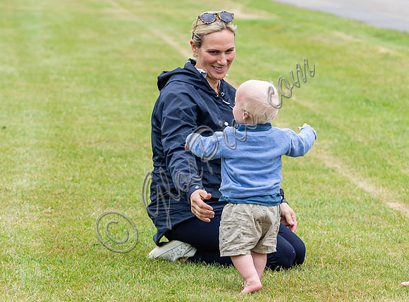 Zara Tindall with son, Lucas