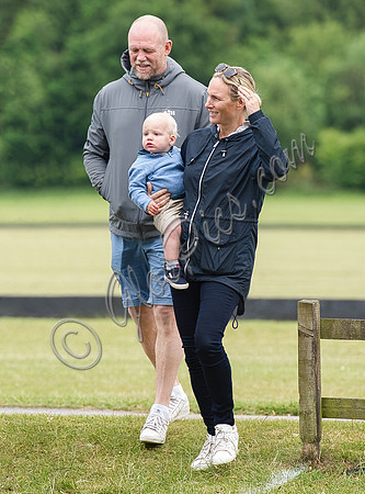 Mike and Zara Tindall with son, Lucas