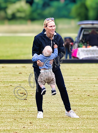 Zara Tindall with son, Lucas