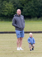 Mike and Zara Tindall with family at Cotswold polo match, United Kingdom - 19th June, 2022