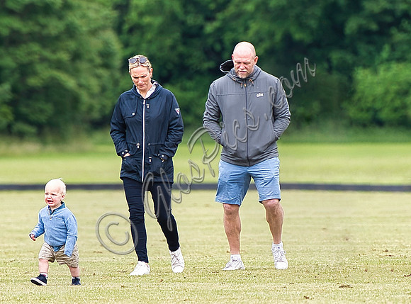 Mike and Zara Tindall with son, Lucas