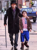 Nicolas Cage morphs Dickens and Willy Wonka shopping with Kal-El