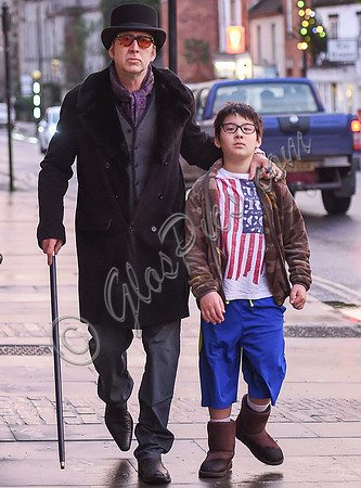 Nicolas Cage morphs Dickens and Willy Wonka shopping with Kal-El