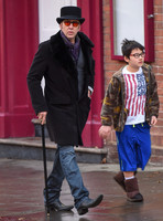 Nicolas Cage morphs Dickens and Willy Wonka shopping with Kal-El