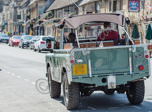 David and Harper Beckham in Series 1 Land Rover