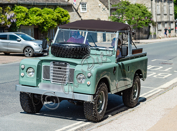 David and Harper Beckham in Series 1 Land Rover