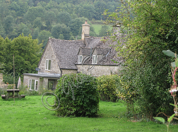 views of Trillgate Cottage, as seen in BBC adaptation of Cider With Rosie