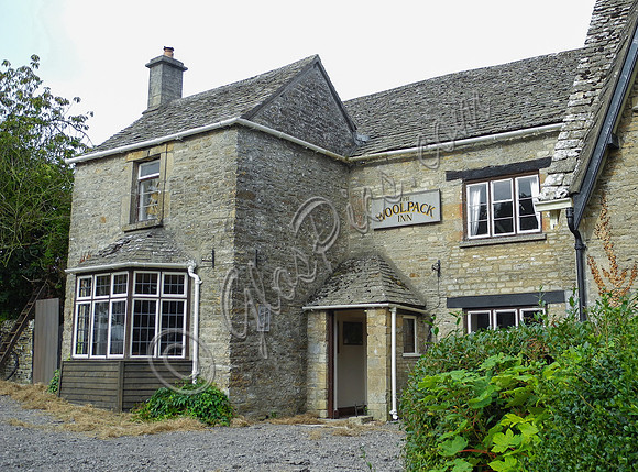 view of pub Carpenters Arms dressed as The Woolpack