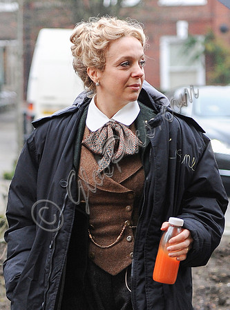 Amanda Abbington period attire for Sherlock