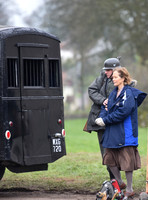 Jenny Seagrove and german soldier at rear of black maria