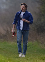 Brooklyn Beckham, casual with dogs