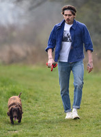 Brooklyn Beckham takes a stroll in the countryside, Great Tew - 30th March, 2019