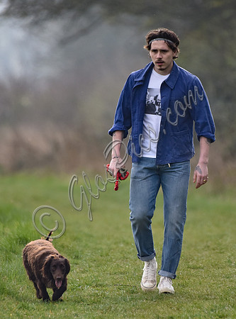Brooklyn Beckham, casual with dogs