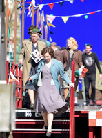 Extras on set of Stan and Ollie