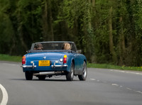 Kate Moss and Nikolai von Bismarck in blue MG Midget