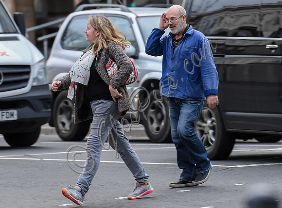 Keith Allen and Tamzin Malleson, casual