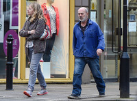 Keith Allen and Tamzin Malleson, casual