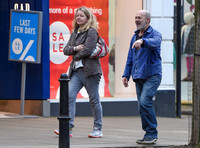 Keith Allen and Tamzin Malleson, casual