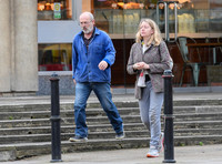 Keith Allen and Tamzin Malleson, casual